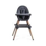 Silver Cross - Eat&Play 4-in-1 Highchair - Convertible Baby Chair - Highchair, Booster seat, Toddler Chair & Table All in 1-6 Months to 5 Years - Graphite