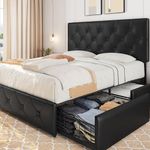 Queen Bed With Storage