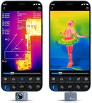 Thermal Camera for Phone, P2 Pro Thermal Imager with Macro Lens, Infrared Camera with 256 × 192 IR Resolution, 15X Zoom, -4℉ to 1112℉ Temp Range Thermal Imaging Camera for Phone