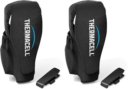 Thermacell Mosquito Holster with Detachable Belt Clip for Portable Repellers; Compatible with MR300 & MR450; 15 Foot Zone of Protection; Effective Mosquito Repellent; Bug Spray Alternative (Pack of 2)