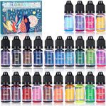 Artnery Liquid Candle Wax Color Set, 24 Colors Dye for Candle Making Liquid Candel Colours for Beeswax, Gel Wex, Soy Wax, Paraffin Wex - 10ml Each