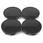 RhinoTuning 4 Pcs Set Wheel Centre Cap OD 65mm ID 59mm Hub Caps Compatible with TSW Wheel avus rim for BR3Z-1130-B(Black)