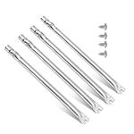 Derurizy 19.5" 62752 Grill Burner Set for Weber Genesis 300 Series, Burner Tube Replacement Weber Genesis E310 E320 E330 S310 S320 S330 EP310 EP320 EP330 with Front Control