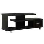 Monarch Specialties I 2572 Cappuccino with 1 Drawer TV Stand, 60"