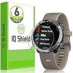 IQShield Screen Protector Compatible with Garmin Forerunner 645 (6-Pack)(Full Coverage) Anti-Bubble Clear TPU Film