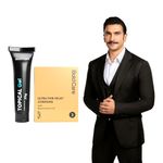 Bold Care EXTEND™ Non-transferable Gel for Men - 20g (Pack of 1) + Bold Care Ultra Thin Long Last Condoms - Lubricated, Natural Latex (Pack of 3) - Combo