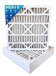 Lamons KP-20x25x4x2.AZ.DSC Assigned by Sterling Seal & Supply, (STCC) Furnace Air Filter, 20x25x4 Purolator Key Pleat Extended Surface Pleated Air Filter, Mechanical MERV 8 (Pack of 2)