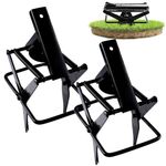 IVhomeshop 2 Pack Mole Trap, Mole Scissor Trap Gopher Trap Mechanical Eliminator with Quick Scissors for Lawns & Gardens, Commercial Grade