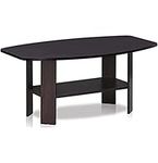 Furinno 11179DWN Simple Design Coffee Table, Dark Walnut