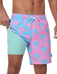 Sixfish Mens Swim Trunks 7 Inch Quick Dry Board Shorts with Pockets