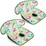 COOLBEBE Infant Car Seat Protector for Potty Training, 2 Pack Dry Waterproof Car Seat Liner Toilet Training for Baby Infant Toddler, Piddle Pads Cover Pad for Strollers & Carseat (Green)