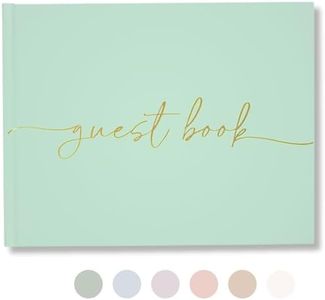 Lamare Blank Page Wedding Guest Book – Polaroid Guest Book for Wedding Reception, Baby Shower, Birthday, Bridal Shower and Special Event Guestbook – A Stylish Sign in Book for Party