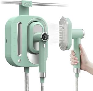 WellMall Hanging Steamer for Clothes, 2 in 1 Handheld Garment Steamer