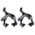 RUJOI Road Bike Brake Calipers,Premium Aluminum Dual Pivot Brake Caliper with Shoe Pads for Road Bike(Front & Rear)