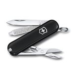 Victorinox Swiss Army Knife - FRESH. STYLISH. COLORFUL SWISS CLASSICS - 7 Function, Multitool with a Pair of Scissors - Dark Illusion, 58 mm