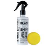 ShineXPro Bike & Car Tyre Polish 300 ml - Extreme Black Tyre Polish Spray with Long Lasting & Dirt Repellent Formulation - Ultra Wet Tyre Shiner for Car - Non-Greasy, Restores Faded Tyres