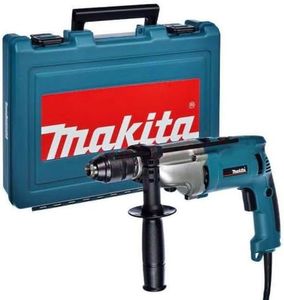 Makita HP2071 - Taladro percutor 1010W 2.6 kg 1200-2900 rpm portabrocas auto + maletin