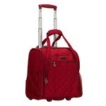 ROCKLAND BF31-RED Wheeled Underseat Carry-On, Red, One Size