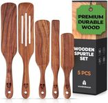 Wooden Spurtle Set, Teak Spurtle Sp