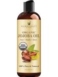 Handcraft Blends USDA Organic Jojoba Oil - 236 ml - 100% Pure & Natural - Premium Grade Carrier Oil - Hair, Face and Body Oil - Deeply Moisturizing - Anti-Aging - Cold-Pressed and Hexane-Free