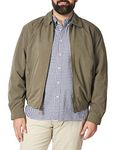 London Fog Men's Zip Front Light Mesh Lined Golf Jacket, Olive, X-Large