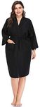 Hairdressing Capes and Gowns for Clients, Barber Hair Cutting Cape with Sleeves-Large Size-Black