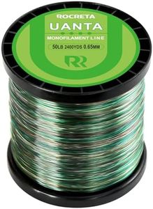 ROCRETA UANTA Monofilament Fishing Line - Superior Strength - Mono Fishing Line 3-100LB,Ultimate Fishing Line Leader Materials - 2025 New Fishing Line Unique Camo Design