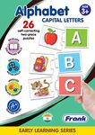 Frank Alphabet Capital Letters –(52 Pieces) 26 Self-Correcting 2 Pcs Puzzle- Early Learner Educational Jigsaw Puzzles Set with Images for Kids 3 Years and Above - Educational Toys and Games - 10301