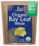 Jiva Organic Bay Leaves Whole 8 Ounce Bulk Bag