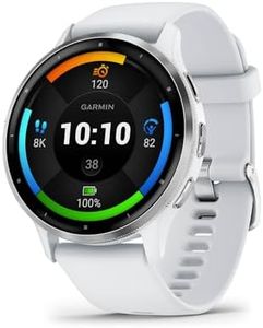 Garmin Venu 3, GPS Smartwatch, AMOLED Display, Advanced Health and Fitness Features, Up to 14 Days of Battery, Whitestone