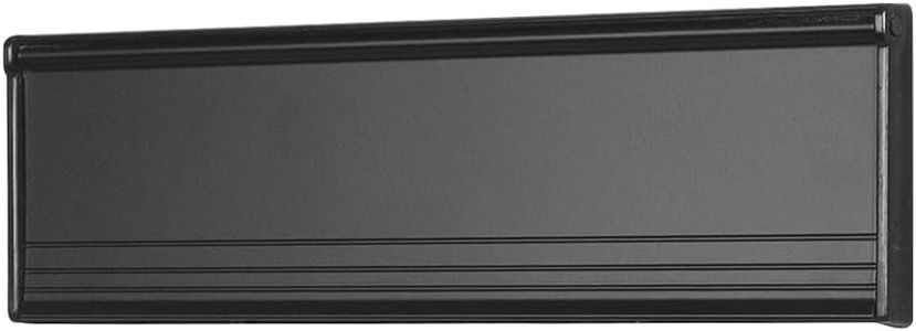 Draft Dodger 11.5"" Insulated Universal Surface Mount Matte Black Mail Slot Mailbox