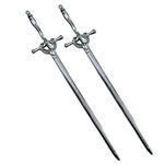 2 Pcs Metal Sword Hair Sticks Vintage Hair Chopsticks Simple and Elegant Hair Pins Sticks for Women and Girls Daily Wear