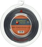 Kirschbaum Unisex's Max Power Rough String Reel-Black, 1.25 mm