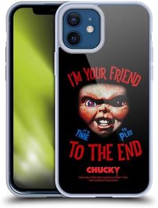 Head Case Designs Officially Licensed Child's Play Friend to The End Key Art Soft Gel Case Compatible with Apple iPhone 12 / iPhone 12 Pro