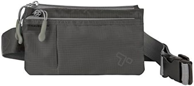 Travelon 6 Pocket Waist-Pack, Charcoal, One Size, Travelon 6 Pocket Waist Pack