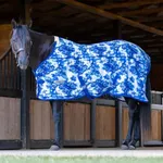 Jeffers Expression Standard Neck Fleece Cooler for Horses, 75"- Equine Towel Blanket, Moisture Absorbent, Light Weight, Best for Drying, Exercise, Bathing, Adjustable Belly Bands - Equestrian Toile