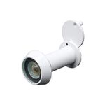 EAI Door Viewer White Peepholes or Peek Holes Chubb Security 8V001 Type Wide Angle