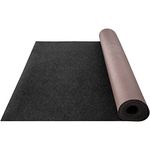 Happybuy Marine Carpet, 6 ft x 13.1 ft Charcoal Black Marine Grade Boat Carpet, Marine Carpeting with Soft Cut Pile and Water-Proof TPR Backing, Carpet Roll for Home, Patio, Porch, Deck