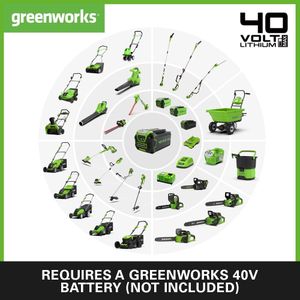 Greenworks Cordless 2-in-1 Pole Saw & Hedge Trimmer – 20cm Bar, 51cm Blades, Shoulder Strap