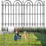 25 Panels Decorative Garden Fence, 
