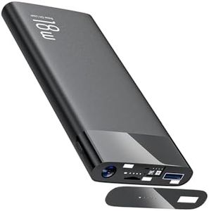 LIZVIE Power Bank Camera Galaxy S10 Plus USB-C Power Bank, 10000mAh Portable Charger, Compatible with Galaxy S10/S10e/S7/S7 Edge/S6/S6 Edge+