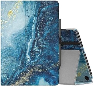 MoKo Custodia per Nuovo Kindle Fire HD 10 & 10 Plus 13a/11a Gen., Versione 2023/2021 con Schermo da 10,1", Custodia Pieghevole a Piedi Supporto con Funzione di Auto Sveglia/Sonno, Doratura