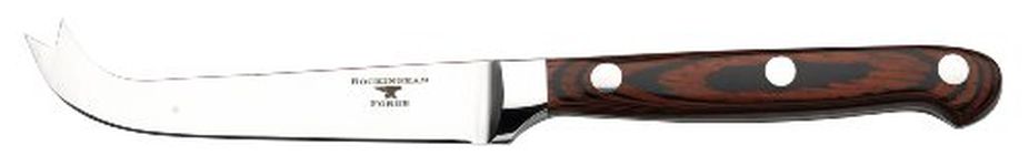 Rockingham Forge 18/10 Stainless Steel Universal Cheese Knife with Riveted Wooden Rosewood Handles CHK-8018