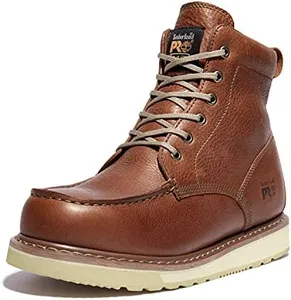 Timberland PRO Men's Pro Wedge 6 Inch Moc Soft Toe Industrial Work Boot, Brown-2024 New, 9.5