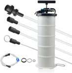 Zoomtools 6.5 L Pneumatic Manual Fluid Extractor Pump Oil Change & Fluid Change Tool Vacuum Fluid Extractor