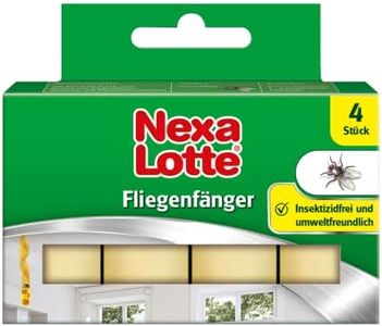 Nexa Lotte Fliegenfänger, zum Bekämpfen von Fliegen mit hoher Klebekraft und Lockwirkung, 4 St, Grün