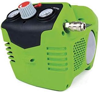 Greenworks Tools G24AC Compresor de Batería Inalámbrico e Inflador de Neumáticos, 8 bar, 40L/min 240W SIN Batería de 24V y Cargador Rápido