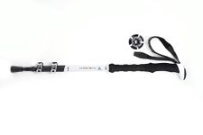 KRESHU Telescopic Trekking Poles Aluminum Alloy 65-130 CM Walking Stick High Trek Adventure EVA Handle Design for Nordic Walking & Travelling Ergonomic Adjustable Height Hiking Stick (Multi, 1-Pcs)