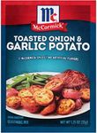 McCormick Toasted Onion & Garlic Potato Seasoning Mix, 1.25 oz (Pack of 12)