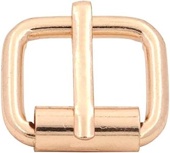 Wuuycoky Light Gold Single Prong 0.8" x 0.6" Roller Buckle for Belt Strap Pack of 30